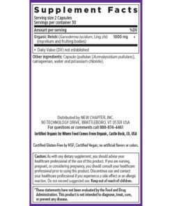 New Chapter Reishi Mushroom - LifeShield Reishi for Healthy Aging + Organic Reishi Mushroom + Vegan + Non-GMO, Nootropic Ingredients - 60 ct 13 71zlwgdyuJL