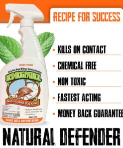 Bed Bug Spray by Bed Bug Patrol - Natural Bed Bug Killer - Child - Pet Safe - Plant Based - Non-Toxic - Repellent Spray - Recommended for Home, Vehicles, Mattresses & Furniture - 48 oz (2-Pack 24oz) 24oz (2 Pack) 20 71zm8pUgjIL