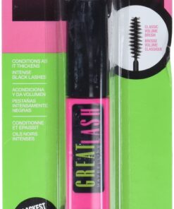 Maybelline Great Lash Washable Mascara, Volumizing Lash-Doubling Formula That Conditions As It Thickens, Blackest Black, 1 Count WASHABLE BLACKEST BLACK 0.43 Fl Oz (Pack of 1) 25 71zmD7WU88L