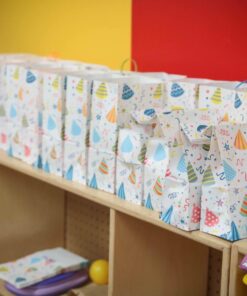 Juvale Confetti Design Birthday Party Favor Goodie Bags for Kids - 36 Pack of Fun and Festive Treat Bags for Party Favors and Gift Giving 17 71zmKJLpZvL