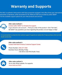 Intel NUC 11 NUC11PAHI5 Panther Canyon Mini PC, i5-1135G7, 16GB RAM, 256GB SSD, Mini Computers Windows 11 Pro for Business Home Office, Support 8K/WiFi 6/4K Quad Display/Bluetooth 5/Thunderbolt 3 NUC11 i5 16GB+256GB 23 71zmLeNswDL