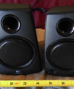 Logitech Z130 PC Speakers, Full Stereo Sound, Strong Bass, 3.5mm Audio Input, Headphone Jack, Volume Controls, Computer/TV/Smartphone/Tablet - Black Speaker 33 71zmOkOrJkL