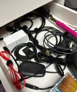 Reusable Cable Ties 1/2" x 4" for Cable Management and Organizing Cords - 30 Pack (Black) Black 1/2" X 4" 24 71znBoZ4jmL