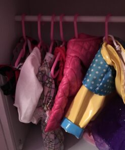 DollsHobbiesNmore 12 Pink Doll Clothes Hangers Fits 18 Inch Girl Doll Clothes 8 71zo0KHAdjL