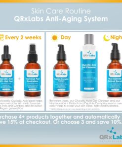 Glycolic Acid 50% Gel Peel with Chamomile and Green Tea Extracts - Professional Grade Chemical Face Peel for Acne Blemishes, Collagen Boost, Wrinkles, Fine Lines - Alpha Hydroxy Acid - 1 Bottle of 1 fl oz 26 71zo2NoVyVL