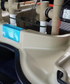 Obcursco Boat Navigation Lights, Led Boat Lights Bow and Stern, Vertical Mount Red and Green Marine Navigation Lights, Perfect Replacement for Pontoon, Bass Boat, Jon Boat (Black) black 19 71zoTZFeJwL