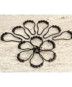 Kingston Brass SRCR125 Roller Ball Shower Curtain Rings, Oil Rubbed Bronze, 2.81 x 1.56 x 0.31 (12Pcs/Set) 13 71zopRikveL