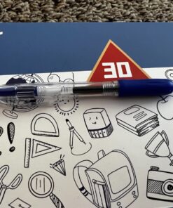 Gel Pens Fine Point, Set of 30 Retractable Gel Ink Roller ball Journal Pens 0.7 Medium Point Smooth Writing with Comfortable Grip for Office School (15 Black & 15 Blue) 15 Black & 15 Blue 34 71zp11RDqbL