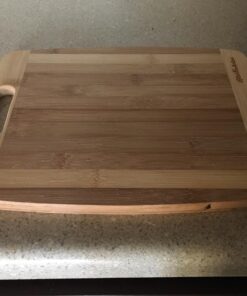 Kitchen Active Bamboo Cutting Board. Premium Natural Boards Are Best For Chopping Brie Cheese, Vegetable, Pastry Lemon, French Bread & More With Big Wood One Handed Handle (Medium 13"x10") 25 71zpMhKnSL