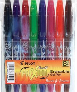 Pilot, FriXion Ball Erasable & Refillable Gel Ink Pens, Fine Point 0.7 mm, Pack of 8, Assorted Colors 8 Count (Pack of 1) 23 71zpedPogBS