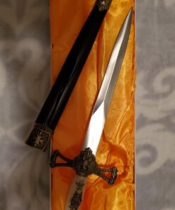Whetstone Cutlery Medieval Double Edged Stainless Steel Dagger, Brass 41 71zpyLsZZaL