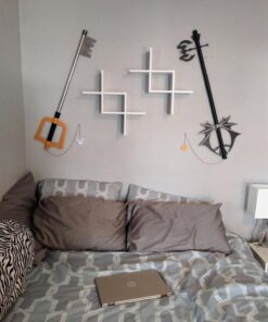 Pumpkin Hearts Oblivion Kingdom Keyblade Metal Replica Sword 18 71zr2zL5tL