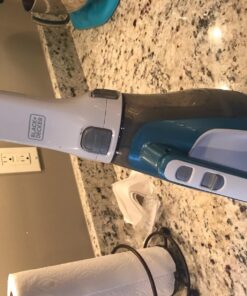 BLACK+DECKER dustbuster AdvancedClean Cordless Handheld Vacuum, Compact Home and Car Vacuum with Crevice Tool (CHV1410L) Blue, White 16 Volt Handheld Vacuum 36 71zrh23DWML