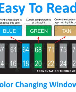 Wrap Around Kombucha Heater Belt | Propagate Pro Brewing and Fermentation Heat Mat Warmer | Keeps Your SCOBY Happy and Productive with Stickon Thermometer 2 3 inch x 20 inch 26 71zsCkYQ61L