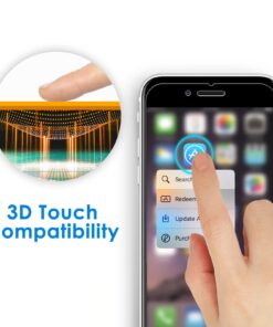 JETech Screen Protector for iPhone 7/8, 4.7-Inch, Tempered Glass Film, 2-Pack 26 71zsOpA8DSL