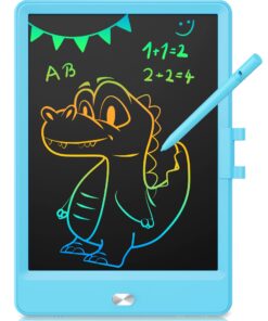 KOKODI LCD Writing Tablet 8.5-Inch Colorful Doodle Board, Electronic Drawing Tablet Drawing Pad for Kids, Educational and Learning Kids Toys Gifts for 3 4 5 6 7 8 Year Old Boys and Girls(Blue) Blue 22 71zstPyZ9JL
