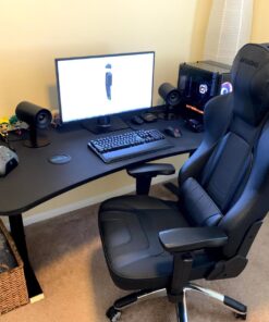 Electriduct Large J Channel Cable Raceway Self Adhesive Desk Cord Organizer and Wire Manager for Computer, Gaming and Entertainment Centers - Black - 48" (4 Feet) Large 48" Raceway 1 55 71ztF4Ji9bL