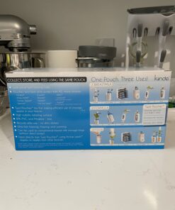 Kiinde Twist Pouch Direct-Pump Direct-Feed Twist Cap Breast Milk Storage Bags for Pumping, Freezing, Heating and Feeding, Pre-Sterilized, 6 Ounce, pack of 80 6oz 6 Ounce (Pack of 80) 32 71ztV K4aGL