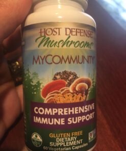 Host Defense, MyCommunity Capsules, Advanced Immune Support, Mushroom Supplement with Lion’s Mane and Reishi, Unflavored, 120 120 Count (Pack of 1) Standard Packaging 37 71ztaLh6bgL