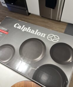 Calphalon 8-Piece Pots and Pans Set, Nonstick Kitchen Cookware with Stay-Cool Handles, Dishwasher and Metal Utensil Safe, Black Cookware Set 30 71ztalhbZL