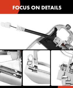 A-Premium Outside Door Handle Carrier Compatible with BMW E53 X5 2000-2006, Front Left Driver Side, Replace# 51218243615 Front Driver(LH) 15 71ztdxbwU0L