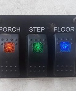 Amarine Made 12v 20 Amp Waterproof LED On/Off Boat Marine SPST 3P Rocker Switch with Light (Blue) 1 17 71zuU dL9QL