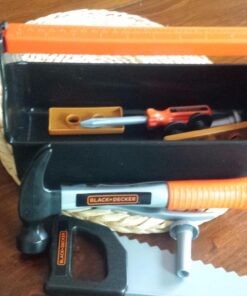 BLACK+DECKER Jr. My First Tool Box - 14 Piece Set 22 71zuvW7Y9vL