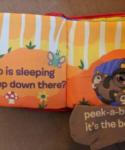 Lamaze Peek-A-Boo Forest Soft Baby Book - Clip-On Cloth Book - Washable Crinkling Fabric Pages for Sensory Play - Teething and Learning Toys for Babies - 6 Months and Up 58 71zv0Tnx4L