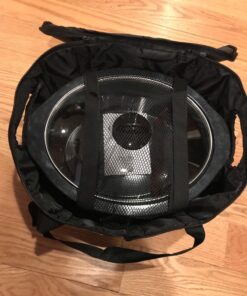 Hamilton Beach Portable Slow Cooker Travel Bag, Insulated Carrier Case for 4, 5, 6, 7 & 8 Quart Crock, Internal Mesh Net Holds Pot in Place, Compatible with Other Brands, Black (33002) 42 71zv1IMuv1L 1