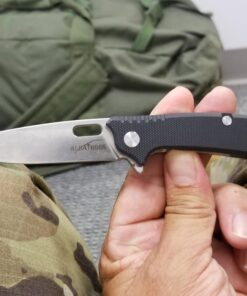 ALBATROSS FK005 EDC Pocket Folding Knife With Liner Lock,D2 Tool Steel Blade, G10 Handle-4 Inch Closed,Gifts/Collections 19 71zvCTIi3hL