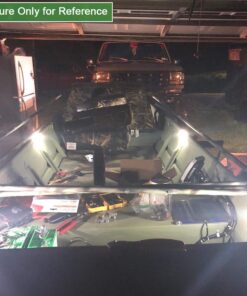 Shangyuan LED Interior Boat Lights, Utility Slim Strip Bar Light Fit Courtesy Lighting Cockpit Lights Navigation Light White (Pack of 2) white 2pcs 12 71zvSOdI8rL