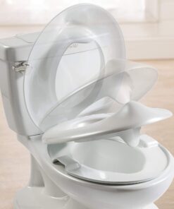 Summer Infant My Size Potty, White - Realistic Potty Training Toilet Looks and Feels Like an Adult Toilet - Easy to Empty and Clean 47 71zxFlpI3pL