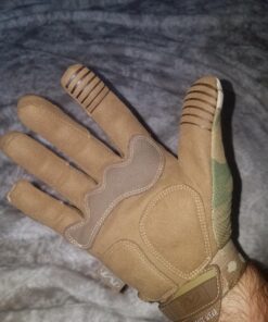 Mechanix Wear: M-Pact Tactical Gloves with Secure Fit, Touchscreen Capable Safety Gloves for Men, Work Gloves with Impact Protection and Vibration Absorption (Camouflage - MultiCam, Large) Camouflage - Multicam 48 71zxMvrj0LL