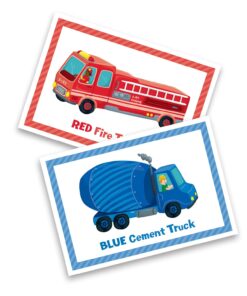 Peaceable Kingdom Floor Puzzle and Matching Game 2 in 1 Educational Activity for Kids 2 Years and Up - Trucks 16 71zxjnjTP7L