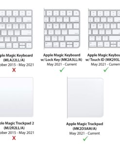 Twelve South MagicBridge | Connects Apple Magic Trackpad 2 to Apple Magic Keyboard Allowing Them to be one Unit for Desk or Lap use - Trackpad and Keyboard not Included Regular Keyboard White 28 71zyLzkwUCL