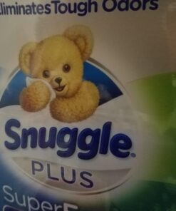 Snuggle Plus Super Fresh Liquid Fabric Softener with Odor Eliminating Technology, Original, 95 Fluid Ounces, 90 Loads 95 Fl Oz (Pack of 1) 37 71zzd5ROMAL
