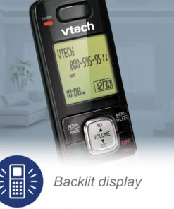 VTech CS6719-16 DECT 6.0 Phone with Caller ID/Call Waiting, 1 Cordless Handset, Red 1 Handset 16 71zzfASg0FL 2