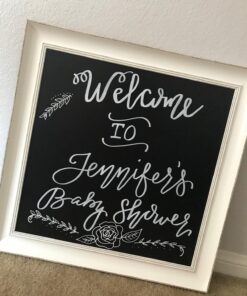 Crafty Croc 4 White Liquid Chalk Markers, 6mm Reversible Medium Tip 4 Count (Pack of 1) 34 71zznZQVoGL