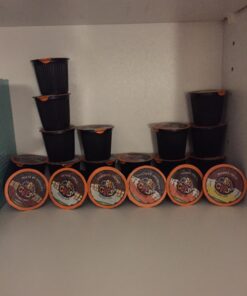 Crazy Cups Flavored Decaf Coffee Pods, Decaf Variety Pack, Decaffeinated Coffee for Keurig Machines, for Hot or Iced Coffee, Single Serve Coffee in Recyclable Pods, 0.45 Oz (Pack of 24) 0.45 Ounce (Pack of 24) 33 71zzwSgBu4L