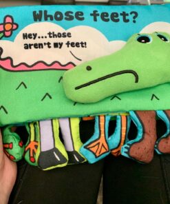 Melissa & Doug Soft Activity Baby Book - Whose Feet?, 2000+ toys - 1 EA, Multi color 28 81 0EHeI bL 1