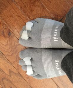 ZenToes Gel Toe Separators for Overlapping Toes, Bunions, Big Toe Alignment, Corrector and Spacer - 4 Pack (White) White 36 81 0VTBlmmL