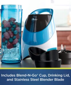 Oster BLSTPB-WBL My Blend 250-Watt Blender with Travel Sport Bottle, Light Powder Blue 33 81 0fnhOUkL