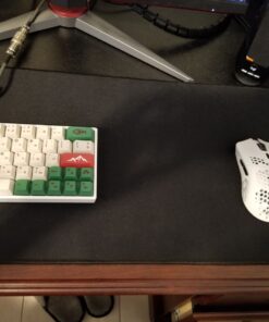 XXL Large Mouse Pad, GLTECK Extended Mousepad, 36"x12" Non-Slip Rubber Big Mouse Pad XXL Large Mouse Pad, Stitched Edges with Carrying Bag XXL Black Edge XX-Large 36 81 1Iwax4WL