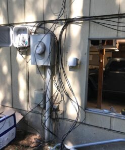 VIVO Black 1,000ft Bulk Cat5e, CCA Ethernet Cable, 24 AWG, UTP Pull Box, Cat-5e Wire, Waterproof, Outdoor, Direct Burial, CABLE-V003 1,000 ft 13 81 2LJY3VGL