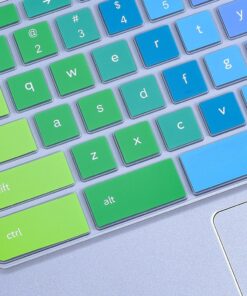 Keyboard Cover for Samsung Galaxy Chromebook Go 14" /Chromebook 4 3 2 XE310XBA XE500C13 XE501C13 XE500C12 11.6"/ Chromebook 4 15.6" XE350XBA /Chromebook Plus V2 XE520QAB XE521QAB 12.2 -Rainbow Rainbow 25 81 2Zx2jshL