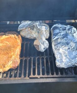 ROMANTICIST 28pc BBQ Accessories Set with Thermometer - The Very Best Grill Gift on Birthday Wedding - Heavy Duty Stainless Steel Grill Set in Case for Outdoor Cooking Camping Grilling Smoking 28PCS SILVER 44 81 2wX NHrL