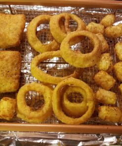 Copper Chef, 2-Piece Non-Stick Bakeware Set for Oven with Crisper Pan and Cookie Sheet, 13 x 9-Inch, N5O4RBL, Copper 32 81 4OA47POL