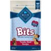 Blue Buffalo BLUE Bits Natural Soft-Moist Training Dog Treats, Beef Recipe 4-oz Bag 4 Ounce (Pack of 1)