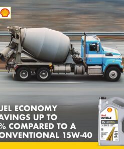 Shell Rotella T5 Synthetic Blend 10W-30 Diesel Engine Oil (1-Gallon, Single Pack) 1-Pack 1 Gallon 15 81 5xal M1L