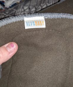 AlVABABY 12pcs Charcoal Bamboo Inserts Cloth Diaper Liner, 5-Layer Inserts,Rayon Reusable Liners for Baby Cloth Diapers12ZTN 12pcs Charcoal Camboo Inserts 34 81 6UV 62wL